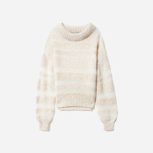 Everlane Puff Sweater in Heathered Oat NWOT